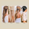 image:imageTELETIES  Large Hair Clip  Strong Grip Bendable Teeth Comfortable Curved Design  Ideal for Thick Hair  For All Hair Textures  TortoiseBlonde Tortoise