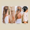 image:imageTELETIES  Large Hair Clip  Strong Grip Bendable Teeth Comfortable Curved Design  Ideal for Thick Hair  For All Hair Textures  TortoiseTortoise