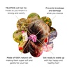 image:imageTELETIES  Large Scrunchie  100 Natural Silk  Soft amp Gentle  Prevents Breakage amp Damage  Safe for Sleep  Ideal for Thick amp All Hair Textures  Blue My MindRose All Day  Small