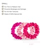 image:imageTELETIES  Large Scrunchie  100 Natural Silk  Soft amp Gentle  Prevents Breakage amp Damage  Safe for Sleep  Ideal for Thick amp All Hair Textures  Blue My MindRose All Day  Small
