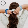 image:imageTELETIES  Large Scrunchie  100 Natural Silk  Soft amp Gentle  Prevents Breakage amp Damage  Safe for Sleep  Ideal for Thick amp All Hair Textures  Blue My MindBlue My Mind  Large
