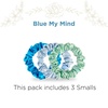 image:imageTELETIES  Large Scrunchie  100 Natural Silk  Soft amp Gentle  Prevents Breakage amp Damage  Safe for Sleep  Ideal for Thick amp All Hair Textures  Blue My MindBlue My Mind  Small