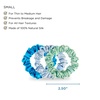 image:imageTELETIES  Large Scrunchie  100 Natural Silk  Soft amp Gentle  Prevents Breakage amp Damage  Safe for Sleep  Ideal for Thick amp All Hair Textures  Blue My MindBlue My Mind  Small