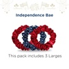 image:imageTELETIES  Large Scrunchie  100 Natural Silk Hair Scrunchie  Soft amp Gentle on Hair  Prevents Breakage amp Damage  Safe for Sleep  Ideal for ThinMedium Hair  All Hair Textures  Independence Bae