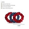 image:imageTELETIES  Large Scrunchie  100 Natural Silk Hair Scrunchie  Soft amp Gentle on Hair  Prevents Breakage amp Damage  Safe for Sleep  Ideal for ThinMedium Hair  All Hair Textures  Independence Bae