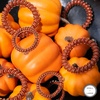 image:imageTELETIES  Large Spiral Hair Coils  Halloween Collection  Ponytail Holder Hair Ties for Women  Phone Cord Hair Ties  Strong Grip No Rip Water Resistant No Crease  3 pack  WickedWicked  Large