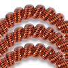 image:imageTELETIES  Large Spiral Hair Coils  Halloween Collection  Ponytail Holder Hair Ties for Women  Phone Cord Hair Ties  Strong Grip No Rip Water Resistant No Crease  3 pack  WickedWicked  Large