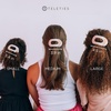 image:imageTELETIES  Small Flat Round Clip  Strong Grip Bendable Teeth Comfortable Curved Design  For Lying Down Yoga Driving amp More  Ideal for ThinMedium Hair  For All Hair Textures  Almond BeigeBlonde Tortoise