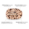 image:imageTELETIES  Small Flat Round Clip  Strong Grip Bendable Teeth Comfortable Curved Design  For Lying Down Yoga Driving amp More  Ideal for ThinMedium Hair  For All Hair Textures  Almond BeigeBlonde Tortoise