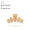 image:imageTELETIES  Small Hair Clip  Hair Claw Clips for Women  Strong Grip Bendable Teeth Comfortable Curved Design  Ideal for Thin or Short Hair  For All Hair Textures  TortoiseAlmond Beige