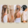 image:imageTELETIES  Small Hair Clip  Hair Claw Clips for Women  Strong Grip Bendable Teeth Comfortable Curved Design  Ideal for Thin or Short Hair  For All Hair Textures  TortoiseTortoise