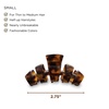 image:imageTELETIES  Small Hair Clip  Hair Claw Clips for Women  Strong Grip Bendable Teeth Comfortable Curved Design  Ideal for Thin or Short Hair  For All Hair Textures  TortoiseTortoise