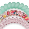 image:imageTELETIES  Small Spiral Hair Coils  For ThinMedium Hair  Ponytail Holder for Women  Phone Cord Hair Ties  Strong Grip No Rip Water Resistant No Crease  Spring  3 pack  Spring SplashSmall  Spring Splash
