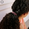 image:imageTELETIES  Small Spiral Hair Coils  For ThinMedium Hair  Ponytail Holder for Women  Phone Cord Hair Ties  Strong Grip No Rip Water Resistant No Crease  Spring  3 pack  Spring SplashLarge  Dreamsicle
