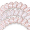 image:imageTELETIES  Small Spiral Hair Coils  Sports Collection  Ponytail Holder Hair Ties for Women  Phone Cord Hair Ties  Strong Grip No Rip Water Resistant No Crease  3 pack  FootballBallet  Large