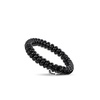 image:imageTELETIES  Spiral Hair Coils  Ponytail Holder Hair Ties for Women  Phone Cord Hair Ties  Strong Grip No Rip Water Resistant No Crease Hair Tie Coils  3 pack Small TortoiseJet Black