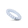 image:imageTELETIES  Spiral Hair Coils  Ponytail Holder Hair Ties for Women  Phone Cord Hair Ties  Strong Grip No Rip Water Resistant No Crease Hair Tie Coils  3 pack Large Eat Glitter for BreakfastWashed Denim