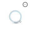 image:imageTELETIES  Spiral Hair Coils  Ponytail Holder Hair Ties for Women  Phone Cord Hair Ties  Strong Grip No Rip Water Resistant No Crease Hair Tie Coils  3 pack Small TortoisePeppermint