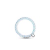 image:imageTELETIES  Spiral Hair Coils  Ponytail Holder Hair Ties for Women  Phone Cord Hair Ties  Strong Grip No Rip Water Resistant No Crease Hair Tie Coils  3 pack Small TortoisePeppermint