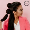 image:imageTELETIES  Spiral Hair Coils  Ponytail Holder Hair Ties for Women  Phone Cord Hair Ties  Strong Grip No Rip Water Resistant No Crease Hair Tie Coils  3 pack Small TortoiseThink Pink