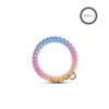 image:imageTELETIES  Spiral Hair Coils  Ponytail Holder Hair Ties for Women  Phone Cord Hair Ties  Strong Grip No Rip Water Resistant No Crease Hair Tie Coils  3 pack Small TortoiseEat Glitter for Breakfast