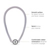 image:imageTeleties  Headband  Spiral Head Bands for Women  Phone Cord Hair Bands  Prevents Slippage  Strong Grip No Rip Water Resistant No Crease  Spring  Lavender MistLavender Mist