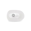image:imageTELETIES  Large Flat Round Clip  Strong Grip Bendable Teeth Comfortable Curved Design  For Lying Down Yoga Driving amp More  Ideal for Thick Hair  For All Hair Textures  Coconut WhiteCoconut White