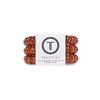 image:imageTELETIES  Large Spiral Hair Coils  Halloween Collection  Ponytail Holder Hair Ties for Women  Phone Cord Hair Ties  Strong Grip No Rip Water Resistant No Crease  3 pack  WickedWicked  Large