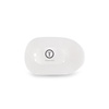 image:imageTELETIES  Medium Flat Round Clip  Strong Grip Bendable Teeth Comfortable Curved Design  Ideal for MediumThick Hair  For All Hair Textures  Almond BeigeCoconut White