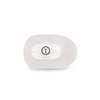 image:imageTELETIES  Small Flat Round Clip  Strong Grip Bendable Teeth Comfortable Curved Design  For Lying Down Yoga Driving amp More  Ideal for ThinMedium Hair  For All Hair Textures  Almond BeigeCoconut White