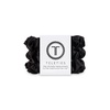 image:imageTELETIES  Small Scrunchie  100 Natural Silk Hair Scrunchie  Soft amp Gentle on Hair  Prevents Breakage amp Damage  Safe for Sleep  Ideal for ThinMedium Hair  For All Hair Textures  Jet Black