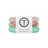 image:imageTELETIES  Small Spiral Hair Coils  For ThinMedium Hair  Ponytail Holder for Women  Phone Cord Hair Ties  Strong Grip No Rip Water Resistant No Crease  Spring  3 pack  Spring SplashLarge  Spring Splash