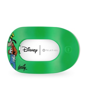 image:imageDisney TELETIES Mickey and Friends Large Flat Round Hair ClipGoofy  Large