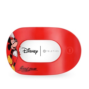 image:imageDisney TELETIES Mickey and Friends Large Flat Round Hair ClipMickey Mouse  Large