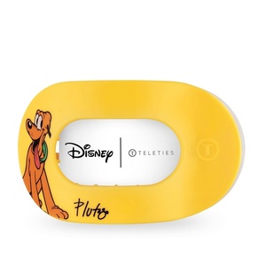 image:imageDisney TELETIES Mickey and Friends Large Flat Round Hair ClipPluto  Large