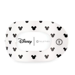 image:imageDisney TELETIES Mickey and Friends Large Flat Round Hair ClipThe Iconic Mickey Mouse  Large