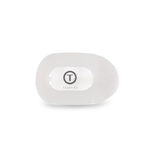 image:imageTELETIES  Small Flat Round Clip  Strong Grip Bendable Teeth Comfortable Curved Design  For Lying Down Yoga Driving amp More  Ideal for ThinMedium Hair  For All Hair Textures  Almond BeigeCoconut White