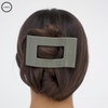 image:imageTELETIES  Large Flat Rectangle Clip  Ideal for Thick Hair  For Lying Down Yoga Driving amp More  Strong Grip Bendable Teeth Comfortable Curved Design  All Hair Textures  Wild SideSage It Aint So