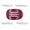 image:imageTELETIES  Large Flat Round Clip  Ideal for Thick Hair  For Lying Down Yoga Driving amp More  Strong Grip Bendable Teeth Comfortable Curved Design  All Hair Textures  Wild SideWild Side