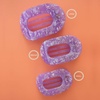 image:imageTELETIES  Large Flat Round Clip  Ideal for Thick Hair  For Lying Down Yoga Driving amp More  Strong Grip Bendable Teeth Comfortable Curved Design  All Hair Textures  Spring  Lavender Mist