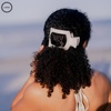 image:imageTELETIES  Large Flat Square Clip  For Lying Down Yoga Driving amp More  Strong Grip Bendable Teeth Comfortable Curved Design  Ideal for Thick Hair  Core Collection  Almond BeigeCoconut White
