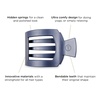 image:imageTELETIES  Large Flat Square Clip  For Lying Down Yoga Driving amp More  Strong Grip Bendable Teeth Comfortable Curved Design  Ideal for Thick Hair  Spring Collection  Hampton Bay