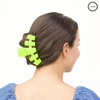 image:imageTELETIES  Large Hair Clip  For Thick to SuperThick Hair  Strong Grip Bendable Teeth Comfortable Curved Design  For All Hair Textures  Summer BrightsSummer Brights