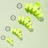 image:imageTELETIES  Large Hair Clip  For Thick to SuperThick Hair  Strong Grip Bendable Teeth Comfortable Curved Design  For All Hair Textures  Summer BrightsSummer Brights