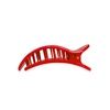 image:imageTELETIES  Large Heart Flat Clip  Ideal for Thick Hair  For Lying Down Yoga Driving amp More  Strong Grip Bendable Teeth Comfortable Curved Design  All Hair Textures  Valentines  Red Heart1 Count Pack of 1