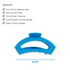 image:imageTELETIES  Large Open Claw Clip  Strong Grip Bendable Teeth Comfortable Cutout Design  Ideal for Long Thick Curly or Wavy Hair  For All Hair Textures  Spring Break Collection  Bora BoraBora Bora Medium