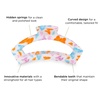 image:imageTELETIES  Large Open Claw Clip  Strong Grip Bendable Teeth Comfortable Cutout Design  Ideal for Long Thick Curly or Wavy Hair  For All Hair Textures  Spring Collection  Fly AwayFly Away