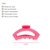 image:imageTELETIES  Large Open Claw Clip  Strong Grip Bendable Teeth Comfortable Cutout Design  Ideal for Long Thick Curly or Wavy Hair  For All Hair Textures  Spring Break Collection  Bora BoraAruba Tiny