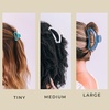 image:imageTELETIES  Large Open Claw Clip  Strong Grip Bendable Teeth Comfortable Cutout Design  Ideal for Long Thick Curly or Wavy Hair  For All Hair Textures  Spring Break Collection  Bora BoraBora Bora Medium