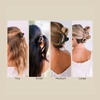 image:imageTELETIES  Large Open Claw Clip  Strong Grip Bendable Teeth Comfortable Open Cutout Design  Ideal for Long Thick Curly or Wavy Hair  For All Hair Textures  Blonde TortoiseJet Black